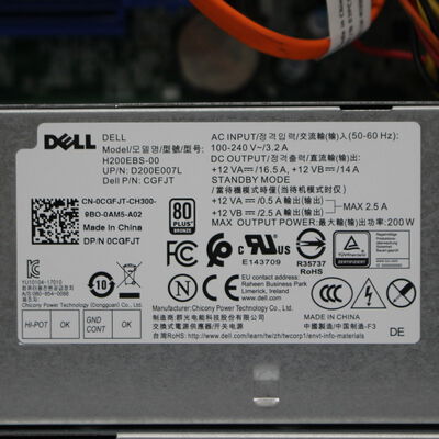 【通販センター】中古  DELL Optiplex 3070(Intel Core i5 8500/16GB DDR4 (PC4)/SSD1TB/DVDマルチ/オンボード/W11H64 MAR) 196679 