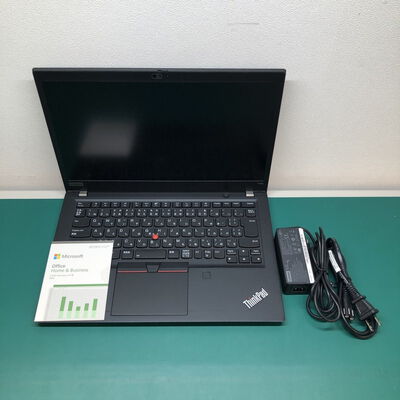 【津ラッツ店】中古  Lenovo ThinkPad T14s MSO (INTEL Core i7 10610U 1.8GHz/16GB/新品SSD512GB/-/オンボード/14/1920x1080/Wi-Fi/WEBCAM/W11P64/MicrosoftOffice H&B 2024付) 182738 