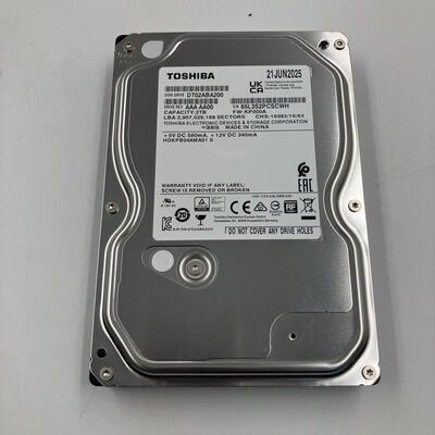 【なんば店】中古  各社 3.5インチ HDD 2TB SATA （デスクトップ用） 121849 
