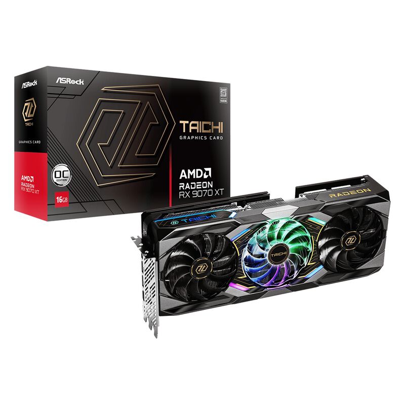 2024年冬【法人向けお歳暮】 ASRock Radeon RX 9070 XT Taichi 16GB OC (RX9070XT TC 16GO グラフィックボード・グラボ・ビデオカード