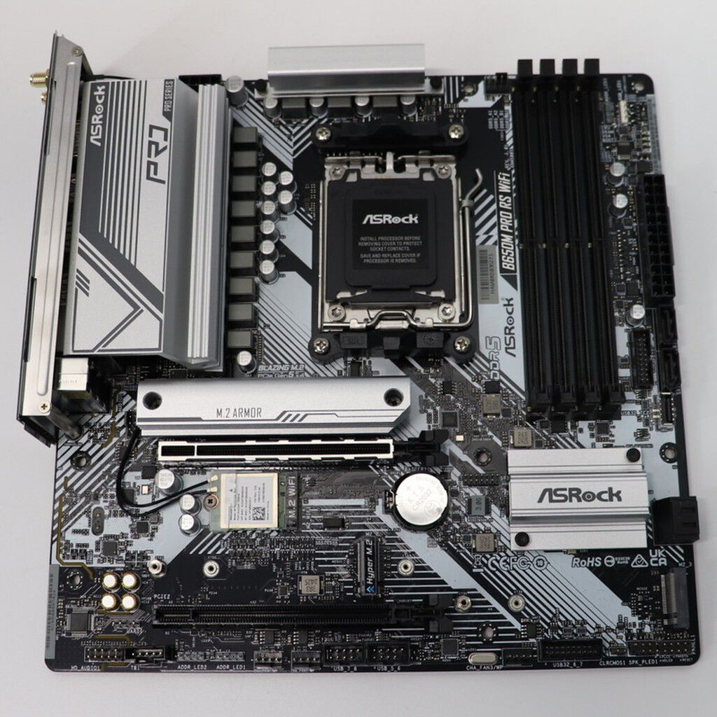 B650M PRO RS WiFi ドスパラ限定モデル ASRock B650M Pro RS WiFi (B650 AM5 MicroATX) ドスパラ限定