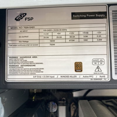 【熊本浜線店】中古  パソコン工房_レベル&infin;(i5 12400/16GB/SSD500GB+512GB/RTX3060 12GB/W11H) 5370000946 