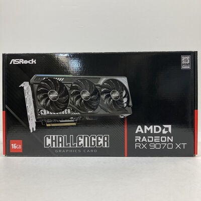 【神戸・三宮店】中古  ASRock RX9070XT CL 16G (RX9070XT Challenger 16GB) 188987 