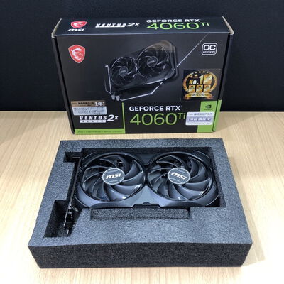 【甲府飯田店】中古  MSI GeForce RTX 4060 Ti VENTUS 2X BLACK 8G OC?(RTX4060Ti 8GB) 158559