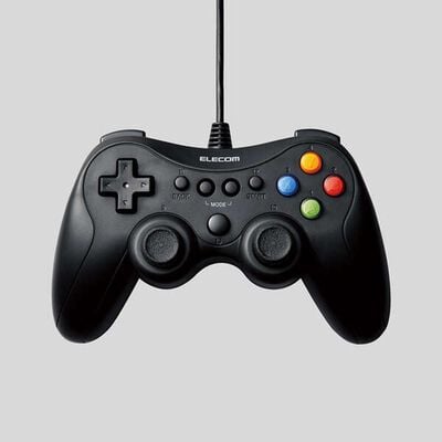 エレコム  JC-GP30SVBK (有線FPSゲームパッド GP30SV ストレート配置) 