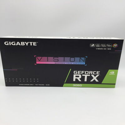 【神戸・三宮店】中古  GIGABYTE GV-N3060VISION OC-12GD R2.0 (RTX3060 12GB) 175508 