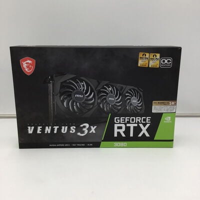 【白山FM松任店】中古  MSI GeForce RTX 3080 VENTUS 3X 10G OC (RTX3080 10G) 143512 