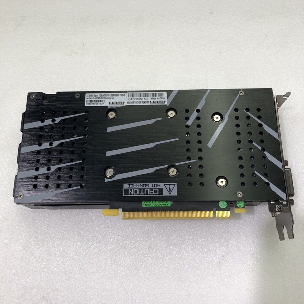 中古 玄人志向 GALAKURO GAMING GG-GTX1660SP-E6GB/DF
