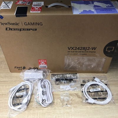 【松山環状枝松店】中古  Viewsonic VX2428J2-W-7 (23.8"W 2H1DP IPS 240Hz) 4560001489 