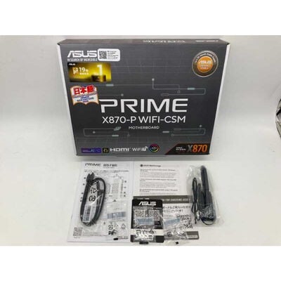 【郡山安積店】中古  ASUS PRIME X870-P WIFI-CSM (X870 AM5 ATX DDR5) 172203 