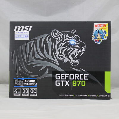 【通販センター】中古  MSI GTX 970 4GD5T OC（GTX970 4GB） 3480035643 