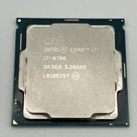 中古  INTEL Core i7 8700 (1151/3.20GHz/12M/C6/T12) 136198 
