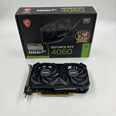 【なんば店】中古  MSI GeForce RTX 4060 VENTUS 2X BLACK 8G OC (RTX4060 8GB) 158792 