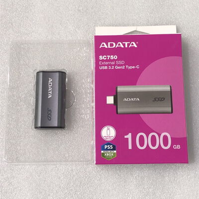 【甲府飯田店】中古  ADT SC750-1000G-CCBK-DP (USB3.2・Gen2 外付1TB) 4720002171 