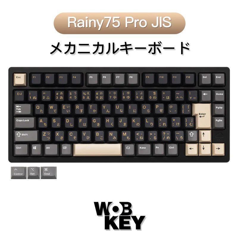 WOBKEY Rainy75 Pro PR75BLK-JIS ｜ パソコン通販のドスパラ【公式】
