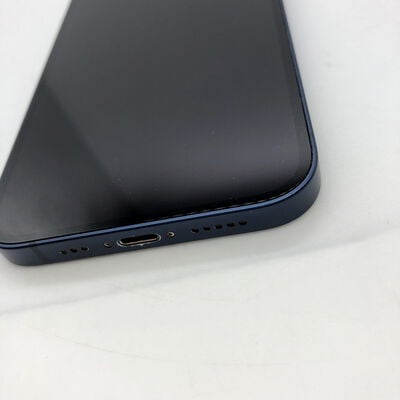 【宇都宮鶴田店】中古  【SIMロック解除済み】【SoftBank】Apple iPhone12 6.1インチ 128GB (ブルー) MGHX3J/A 155560 