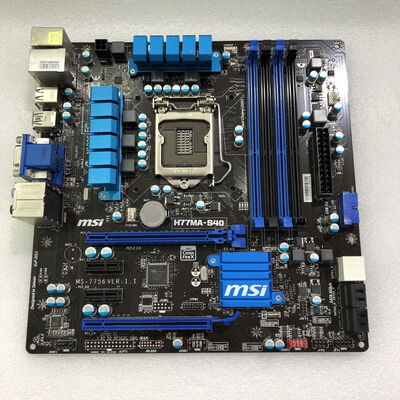 【甲府飯田店】中古  MSI H77MA-S40 (H77 1155 ATX DR3) 4720001461 