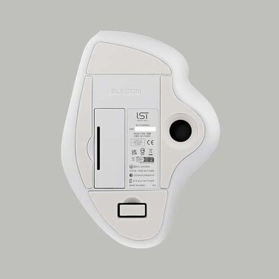 エレコム  M-IT11DRWH (2.4GHz無線トラックボール IST 5ボタン ベアリングモデル ホワイト) 