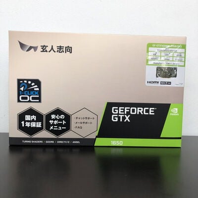 【長野稲里店】中古  玄人志向　GF-GTX1650D6-E4GB/DF3 5110001446 