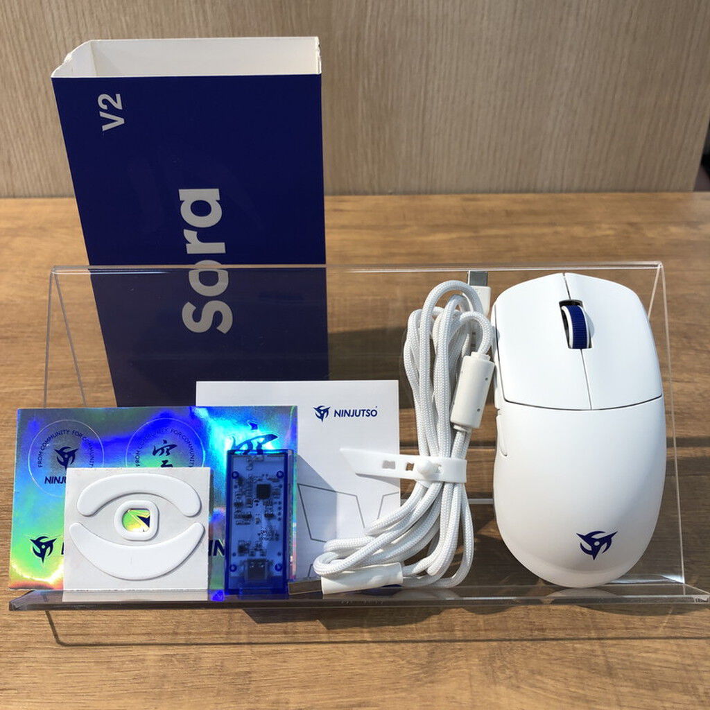 中古 Ninjutso nj-sora-v2-white (無線 ｹﾞｰﾐﾝｸﾞﾏｳｽ) 4740001164