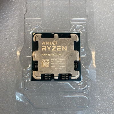 【京都店】中古  AMD Ryzen 7 7700 (AM5/3.8GHz/40M/C8/T16/65W) 1460024624 