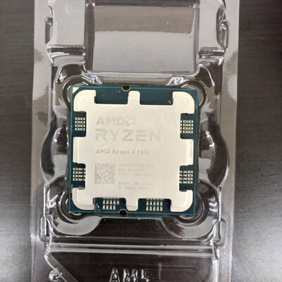 【長野稲里店】中古  AMD Ryzen 5 7600 (AM5/3.8GHz/38M/C6/T12/65W) 154484 