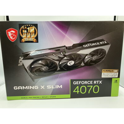 【座間相武台】中古  MSI GeForce RTX 4070 GAMING X SLIM 12G (RTX4070 12GB) 4510001848 