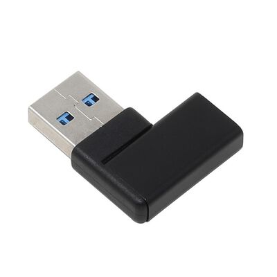 AINEX  U32AC-LFAD (USBアダプタ Aオス - Cメス 左L型 10Gbps) 