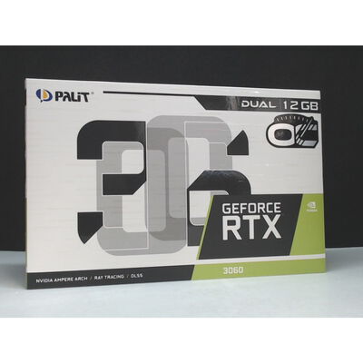 【前橋ｲﾝﾀｰｱｶﾏﾙ店】中古  Palit NE63060019K9-190AD(RTX3060 Dual 12G) 175511 