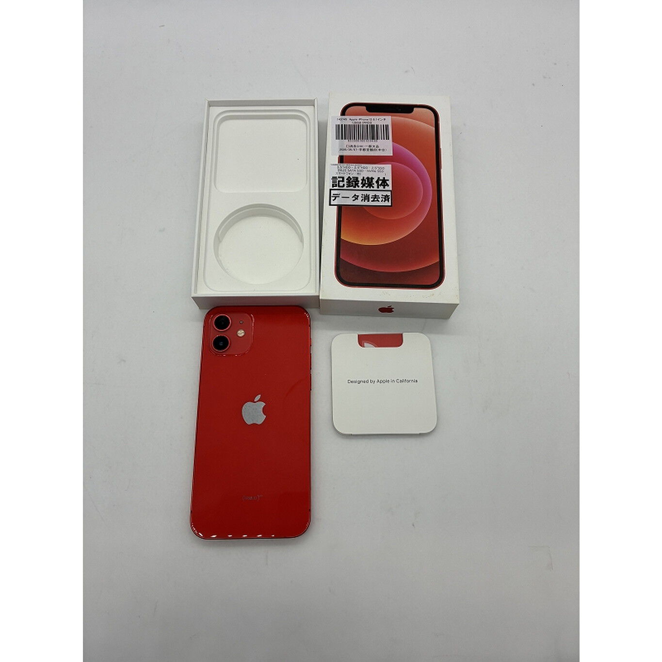 中古 Apple iPhone12 6.1インチ 128GB (PRODUCT)RED 国内版SIMロック