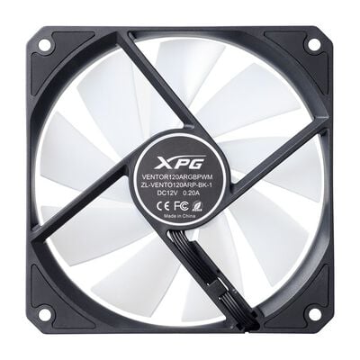 ADATA  VENTO R 120 ARGB PWM VENTOR120ARGBPWM-BKCWW (120mm ブラック リバースファン) 