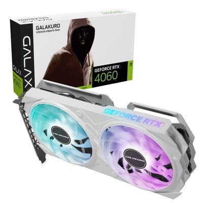 玄人志向  GK-RTX4060-E8GB/WHITE/DF (GeForce RTX 4060 8GB) 