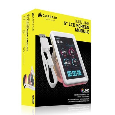 Corsair  iCUE LINK 5" LCD Screen Module White CW-9061044-WW (ホワイト) 