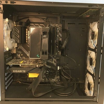 【博多店】中古  自作パソコン (Ryzen 7 3700X/32GB/SSD512GB/HDD1TB/GTX1650/OSなし) 3310006459 
