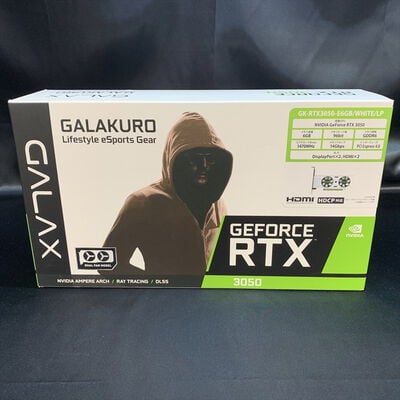 【横浜駅前店】中古  玄人志向 GK-RTX3050-E6GB/WHITE/LP (RTX3050 6GB) 166371 