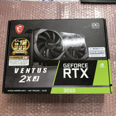 【宮崎恒久店】中古  MSI GeForce RTX 3050 VENTUS 2X J 8G OC 5160000523 