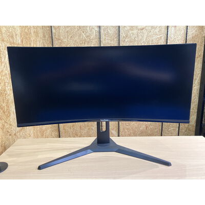 【座間相武台】中古  Viewsonic VX3418-2KPC(34"UW 2H2DP 1ms 湾曲 144Hz) 4510002451 