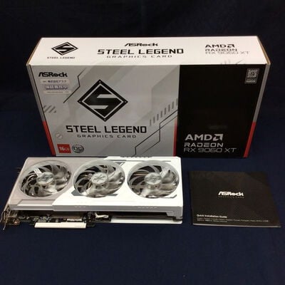 【川崎店】中古  ASRock RX9060XT SL 16GO(RX9060XT Steel Legend 16G) 179896 