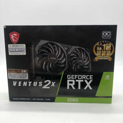 【郡山安積店】中古  MSI RTX3060 VENTUS 2x 12G OC (RTX3060 12GB) 4640002762 