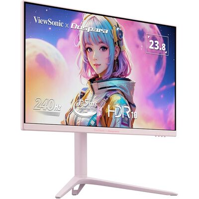 ViewSonic  VX2428J2-PK-7 (23.8インチワイド 液晶モニター パステルピンク) ドスパラ限定モデル 