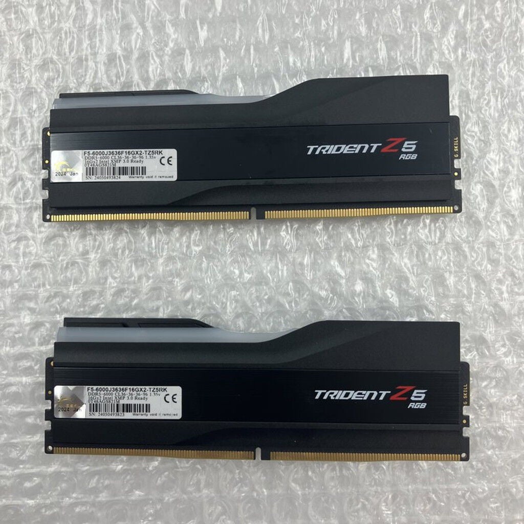 中古 16GB 2枚組(合計32GB) PC5-48000/DDR5-6000 デスクトップ用