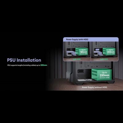 Okinos  314 ARGB (MicroATX ガラスパネル ブラック) 