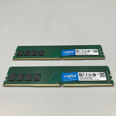 【熊本浜線店】中古  8GB 2枚組(合計16GB) PC4-25600/DDR4-3200 デスクトップ用 190923 