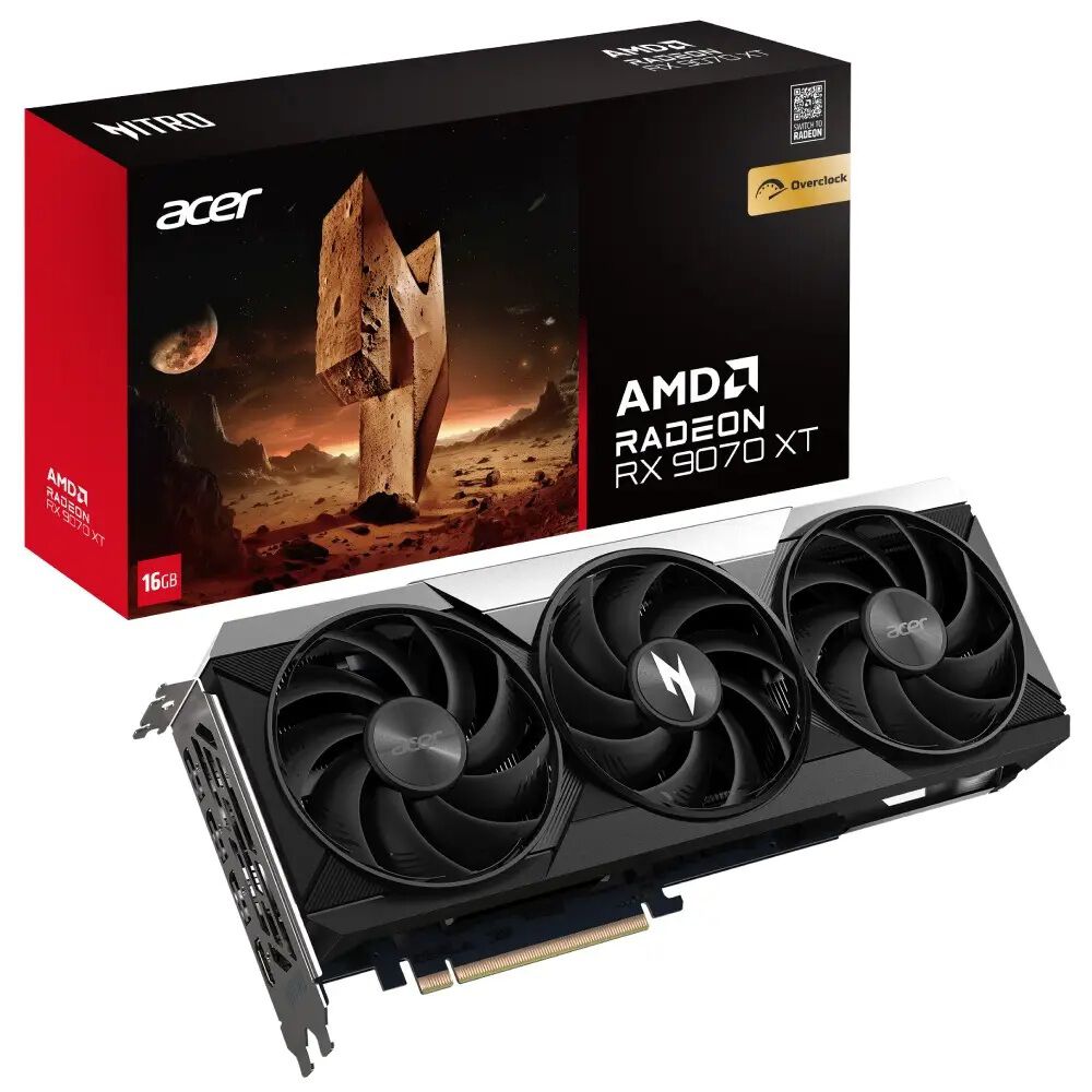Acer AN-RX9070XT-OCC (Nitro Radeon RX 9070 XT OC 16GB) ｜ パソコン