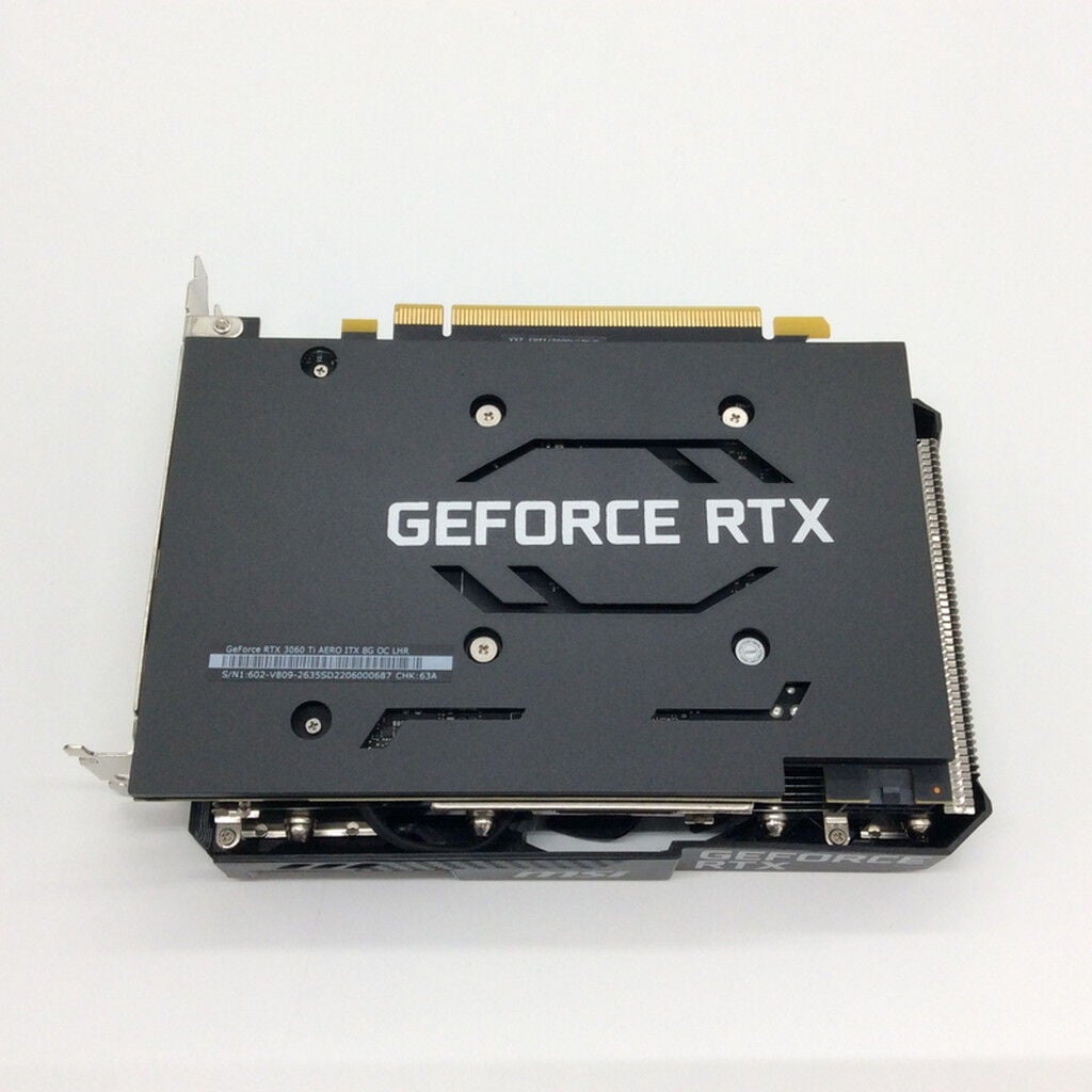 中古 MSI GeForce RTX 3060 Ti AERO ITX 8G OC LHR (RTX3060Ti 8GB