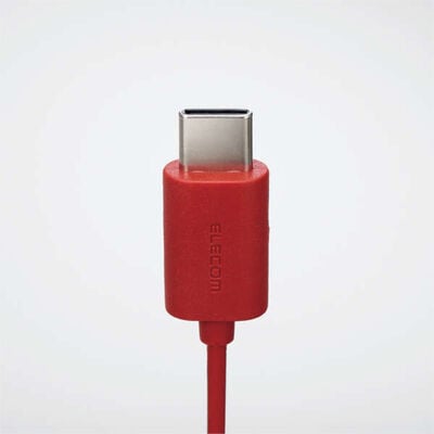 エレコム  EHP-DF11CMRD (デジタル式USB Type-C(TM)ヘッドホン レッド) 
