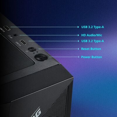 ADATA  LANDER 500 LANDER500MTA-BKCWW (ATX ガラス ブラック) 