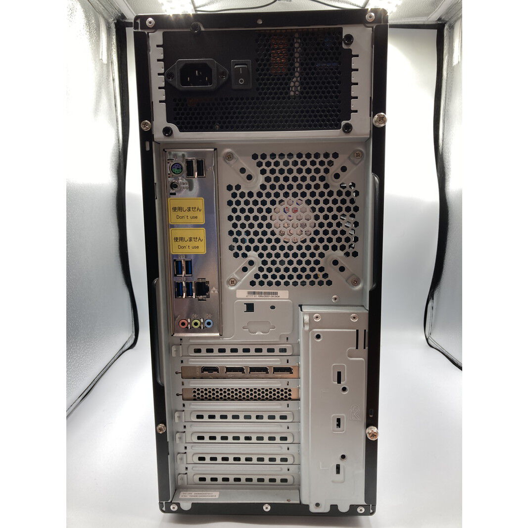 中古 TSUKUMO G-GEAR GA7J-E221T/CP2(i7 12700F/16GB/SSD1TB