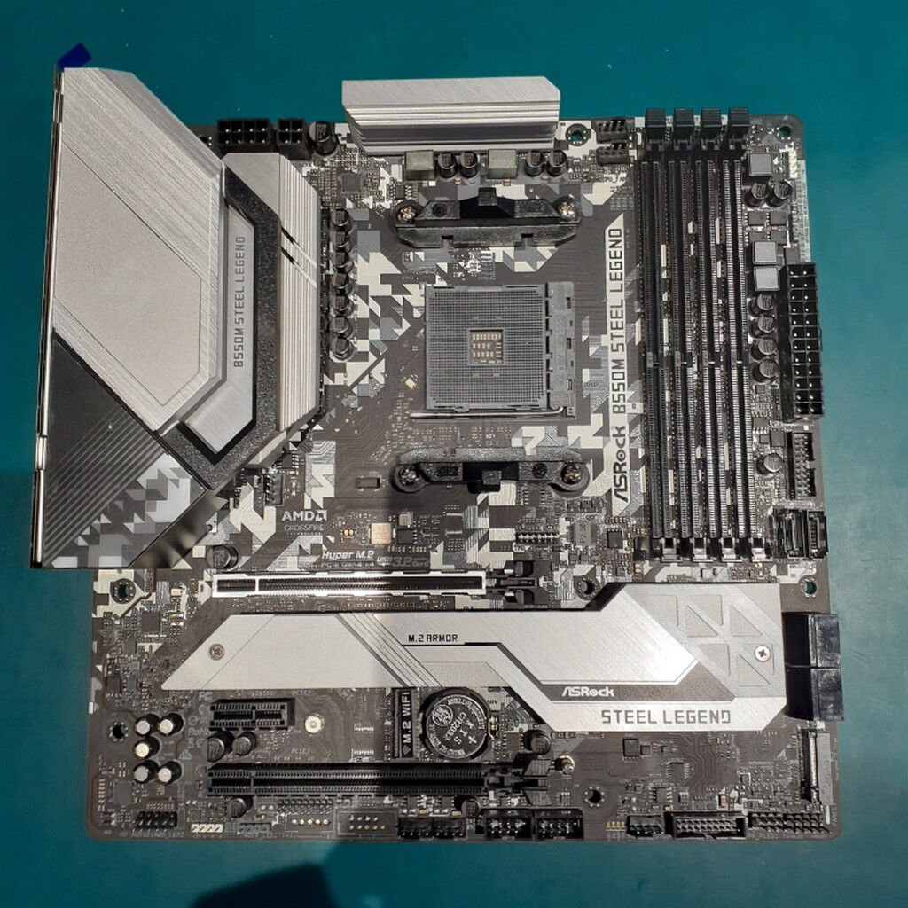 中古 ASRock B550M Steel Legend (B550 AM4 mATX DDR4) 142939