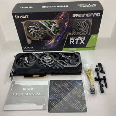 【秋葉原本店】中古  Palit GeForce RTX 3080 GamingPro NED3080019IA-132AA (RTX3080 10G) 143515 